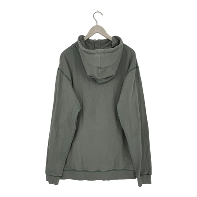 Makia hoodie, moss green | man XXL