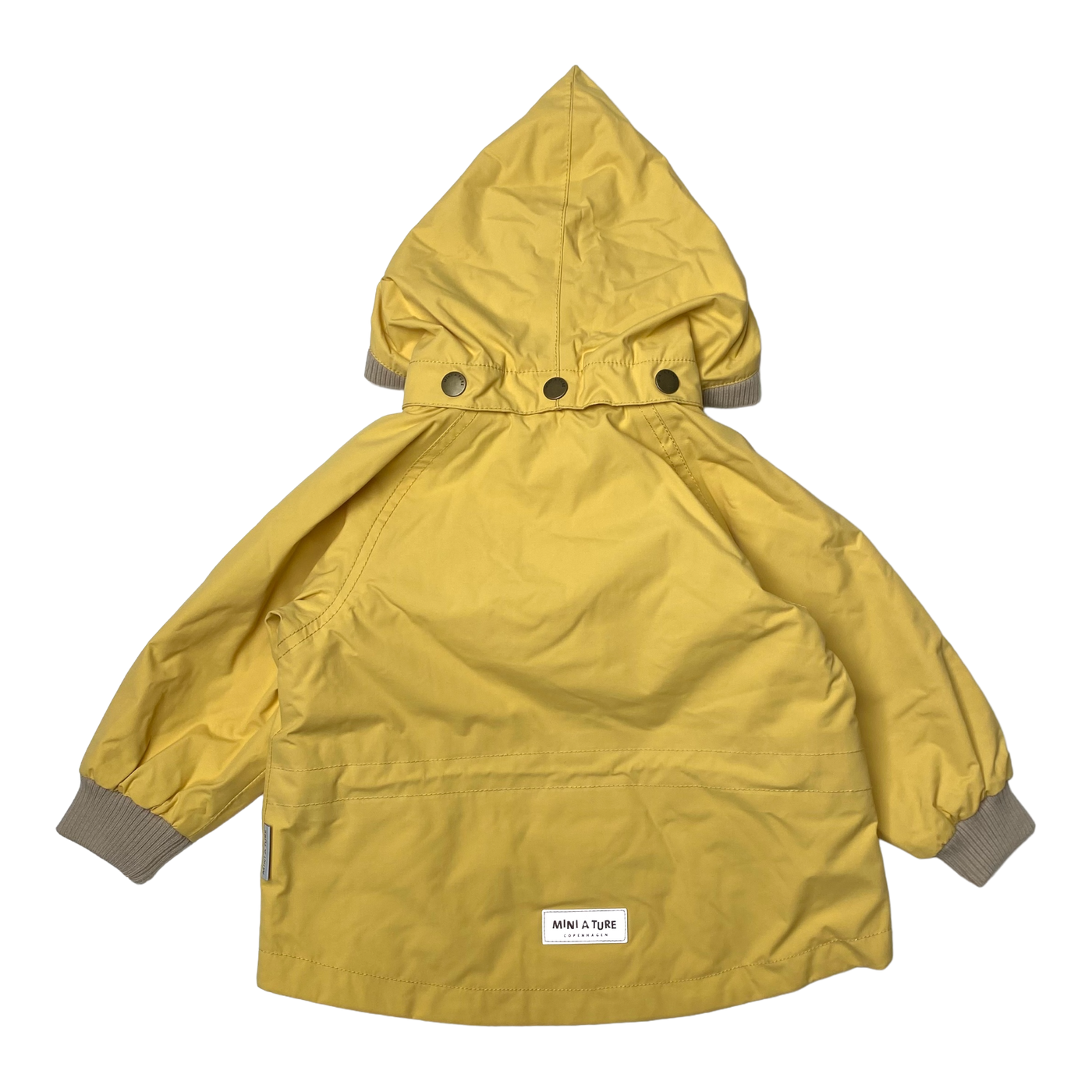 Mini A Ture wai fleece jacket, rattan yellow | 74cm