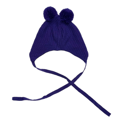 Gugguu cotton knitted beanie, indigo | S