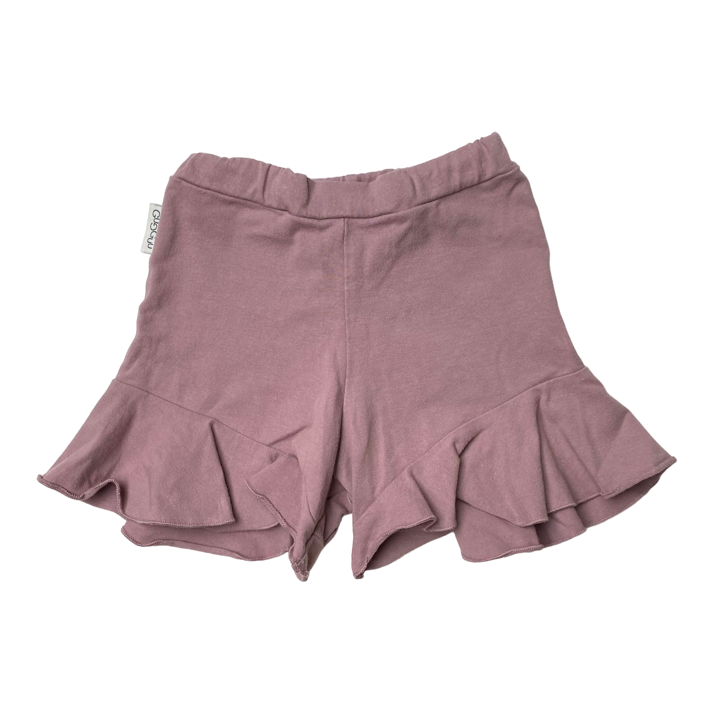 Gugguu frill shorts, plum | 92cm