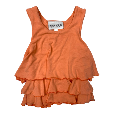 Gugguu frilla shirt, orange | 80cm