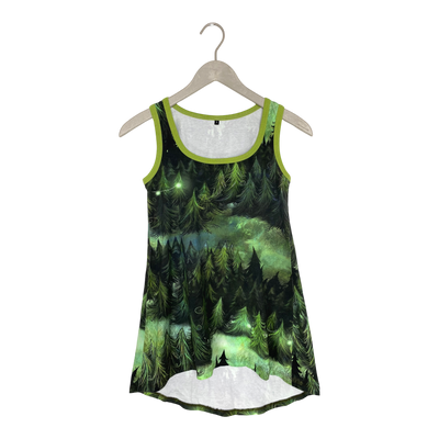 Ommellinen sleeveless tricot top, forest | woman S