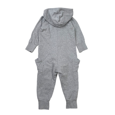 Gugguu sweat jumpsuit, grey | 86cm