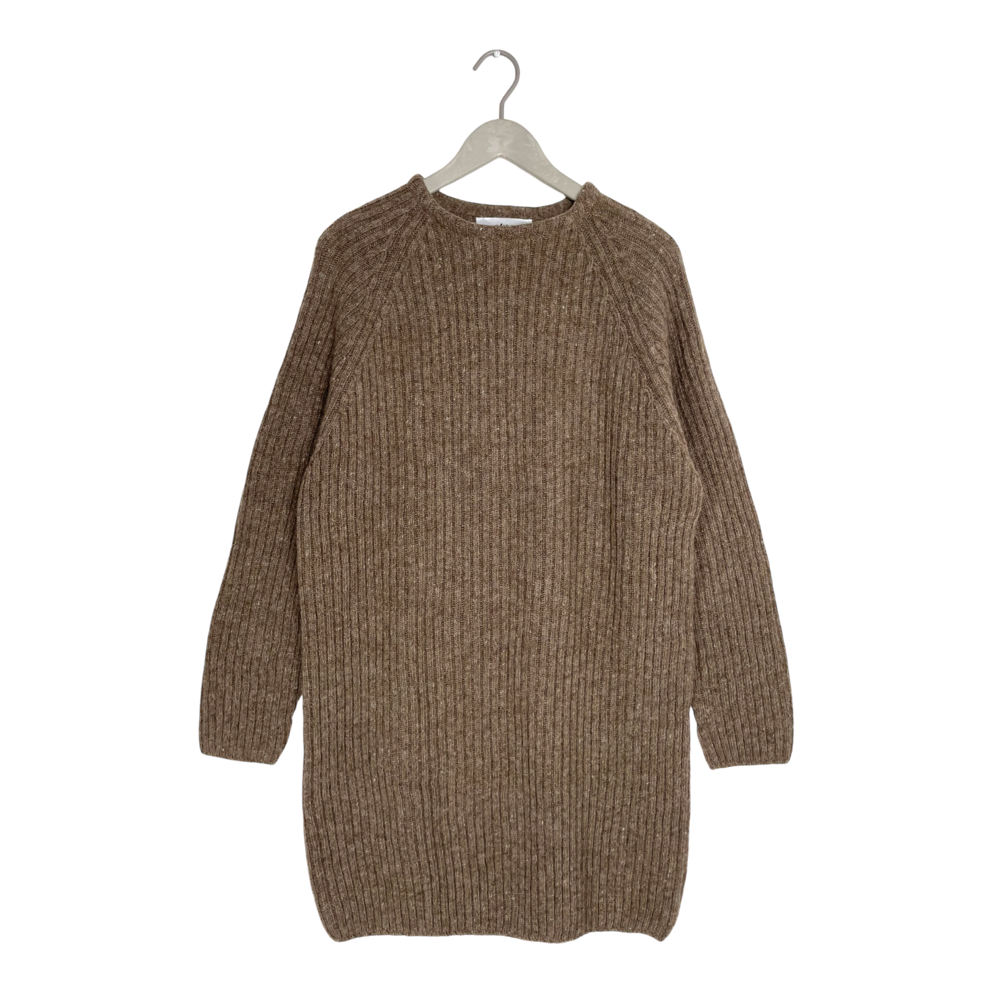 Ekta Anne long knit sweater / dress, brown | woman L