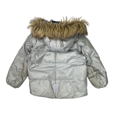 Reima down jacket, grey | 104cm