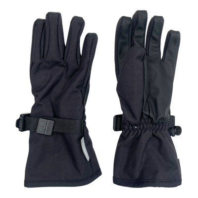 Reima pivo gloves, black | 8-10y