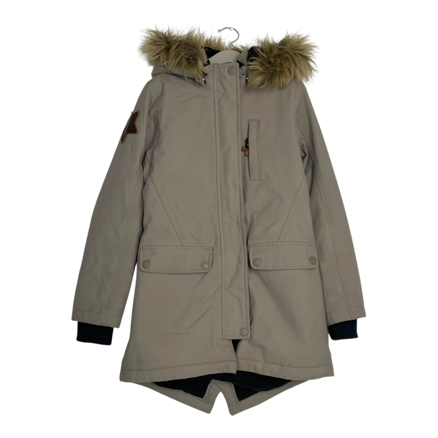 Molo peace winter parka, tan | 146cm