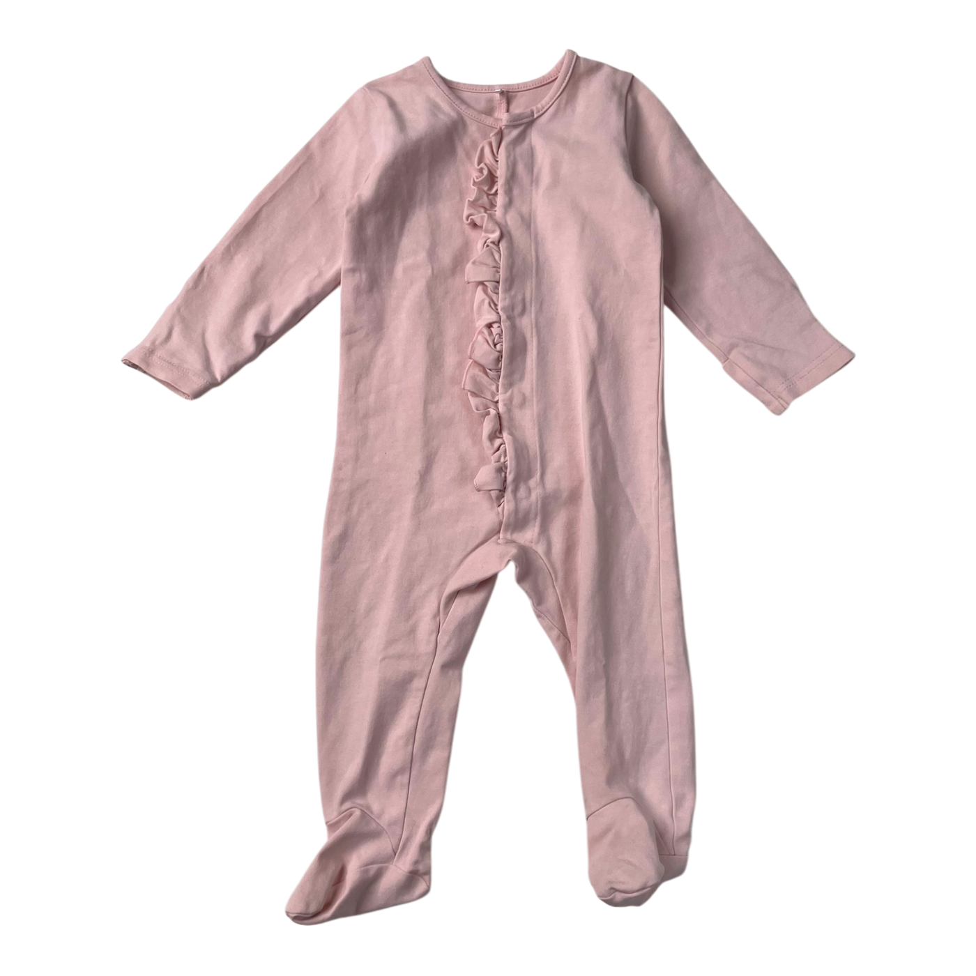 Gugguu frill jumpsuit, pink | 68cm