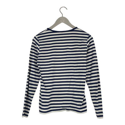 Marimekko stripe shirt, blue | woman XS