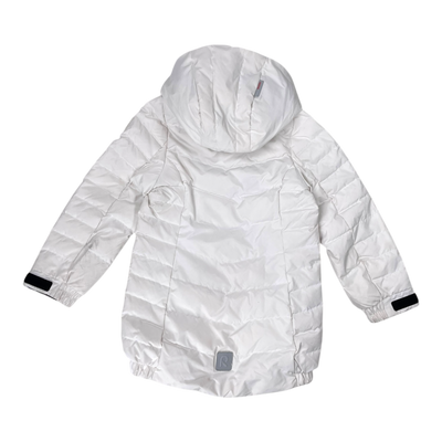 Reima juuri down winter jacket, white | 122cm