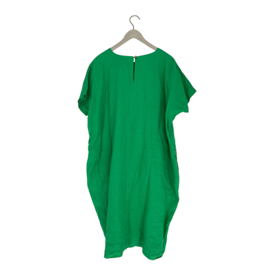 Papu boxy linen dress, green | woman L