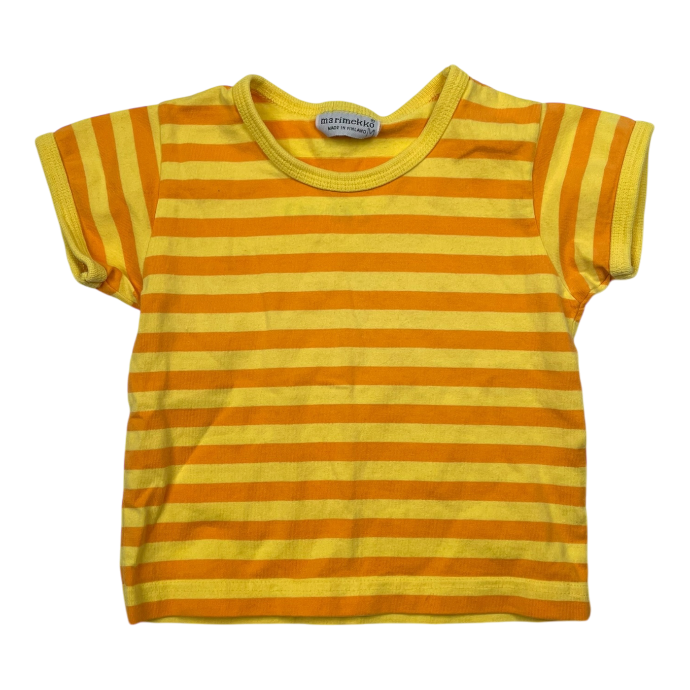 Marimekko stripe t-shirt, yellow | 60cm