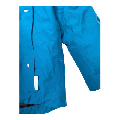Reima pokka winter jacket, teal blue | 116cm