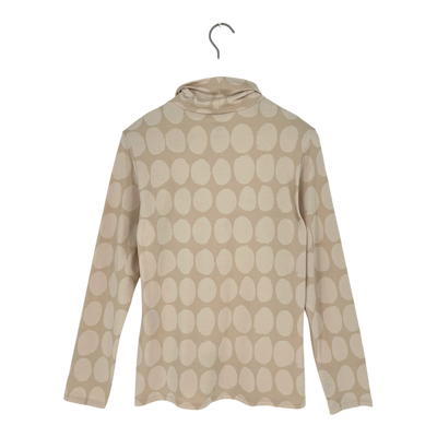 Marimekko x Uniqlo heattech turtleneck shirt, wheat | woman XL