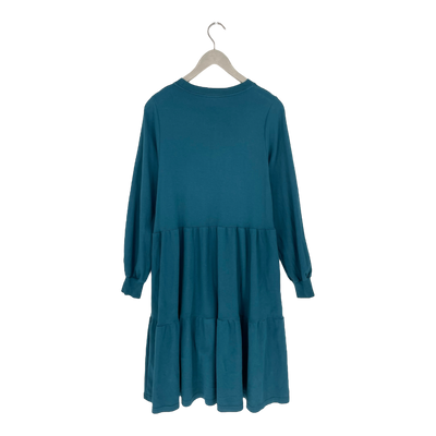 Toive tiered dress, teal | woman S