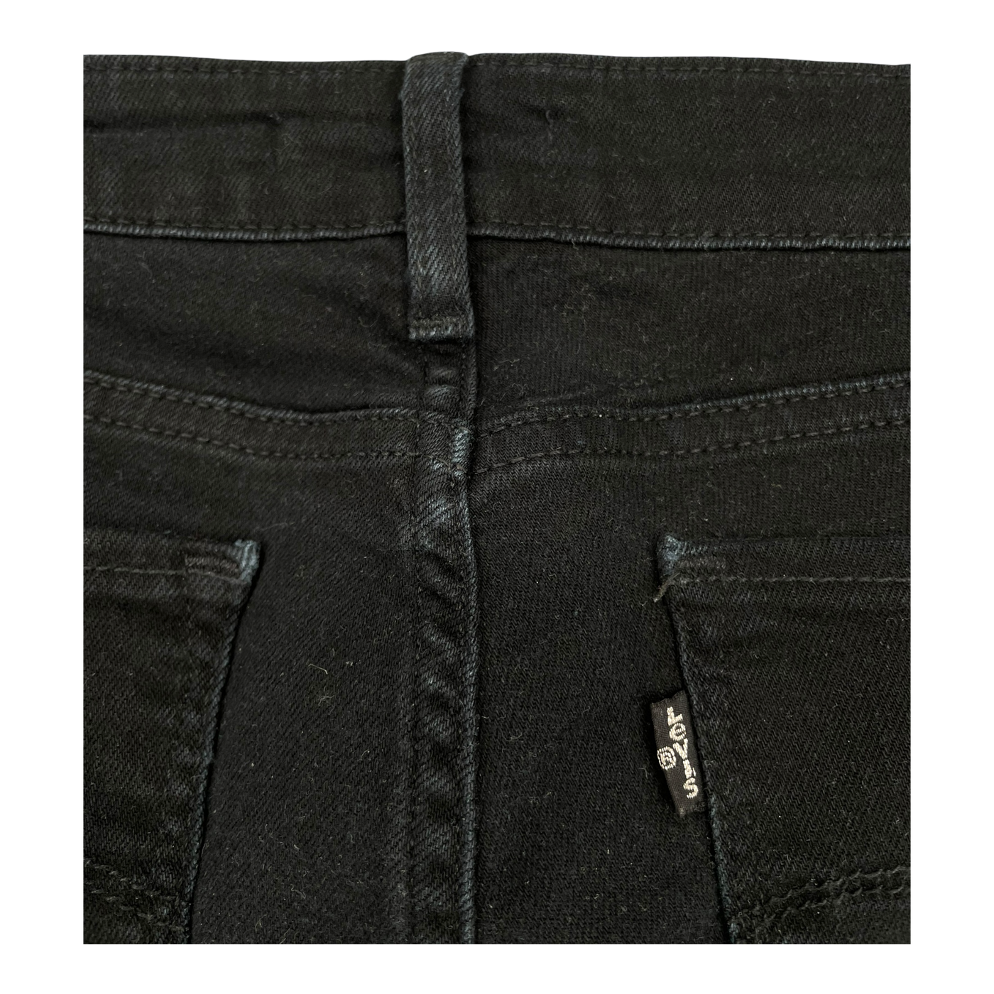 Levi's 712 slim jeans, black | woman 28"