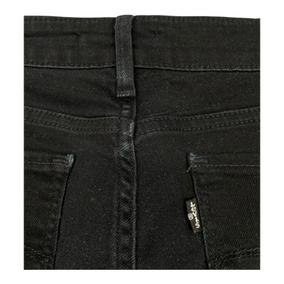 Levi's 712 slim jeans, black | woman 28"