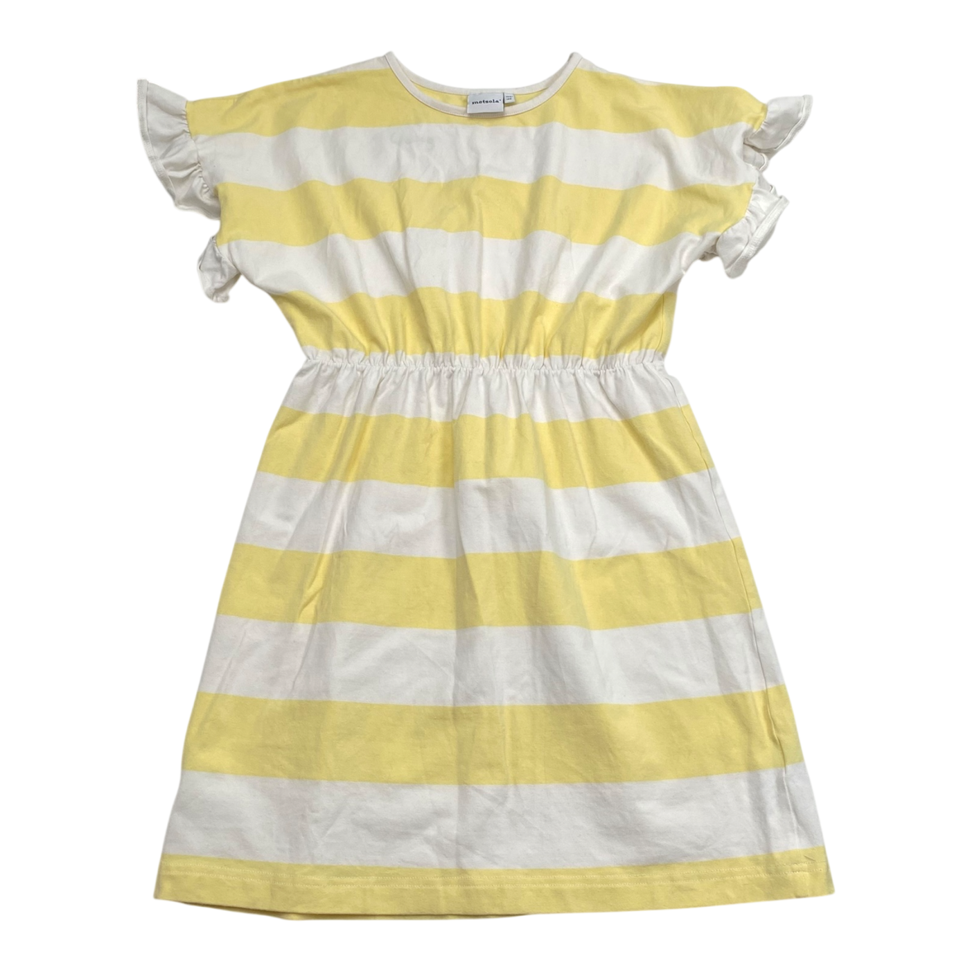 Metsola frill dress, stripes | 134/140cm
