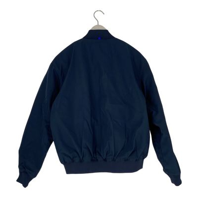 Embassy of Bricks and Logs mapes bomber jacket, navy blue | unisex L