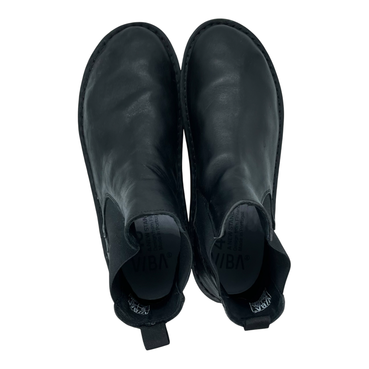 VIBAe Helsinki leather boots, preto black | 46