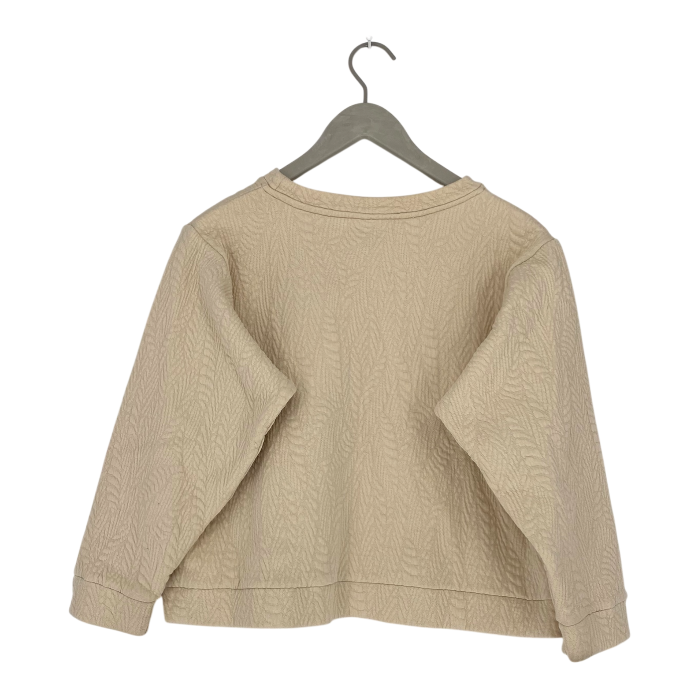Aarre frankie crop sweater, light beige | woman S