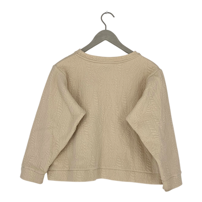 Aarre frankie crop sweater, light beige | woman S