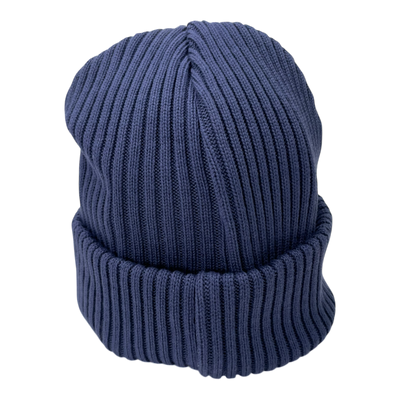 Joutsen knitted cotton beanie, blue | woman onesize