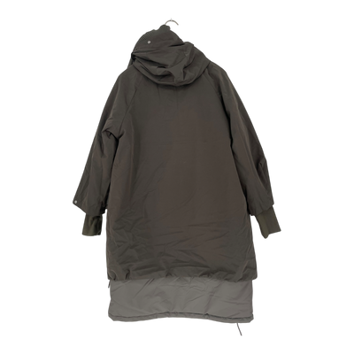 Embassy of Bricks and Logs Selma modular parka, black olive | woman S
