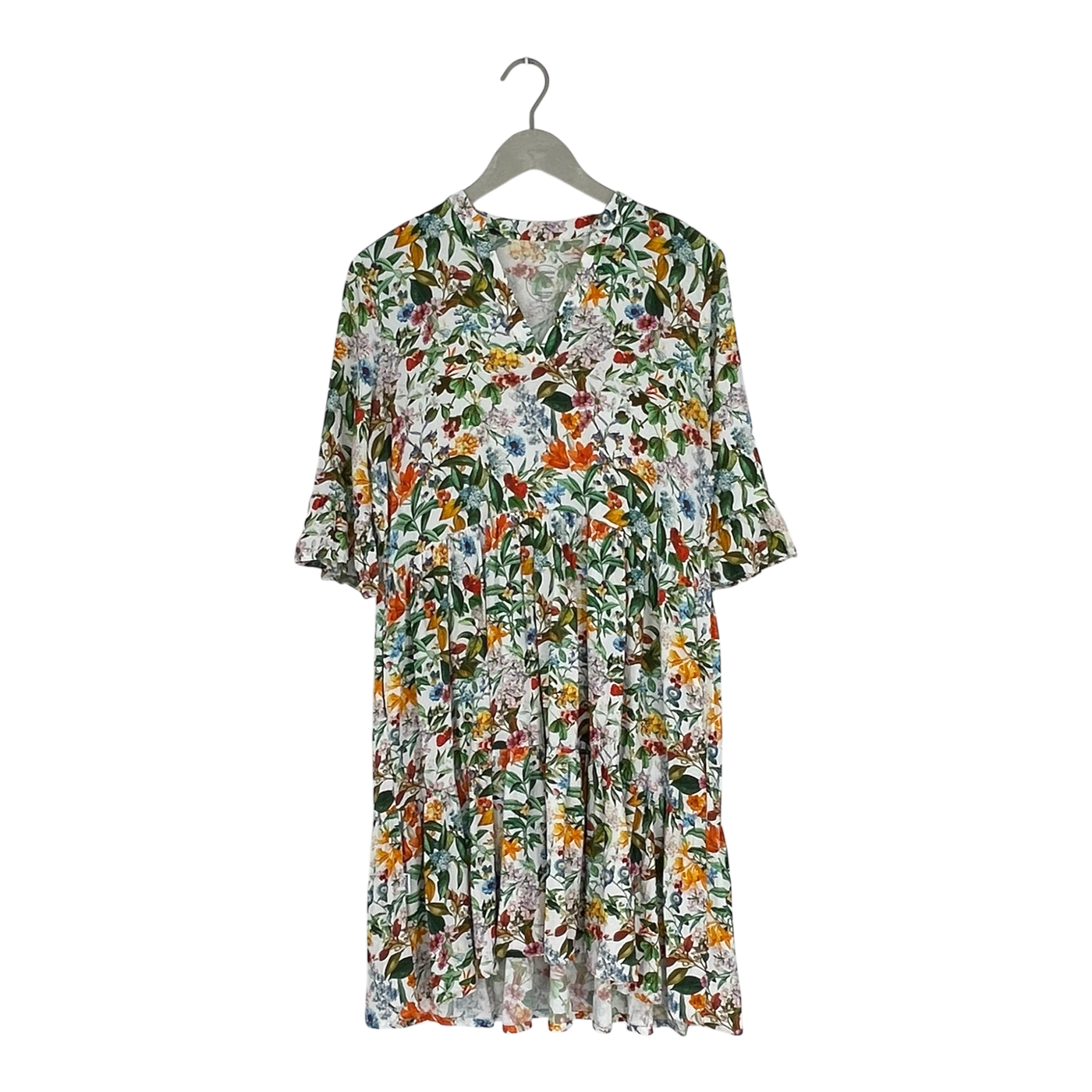 Metsola tiered flowy dress, flowers | woman S