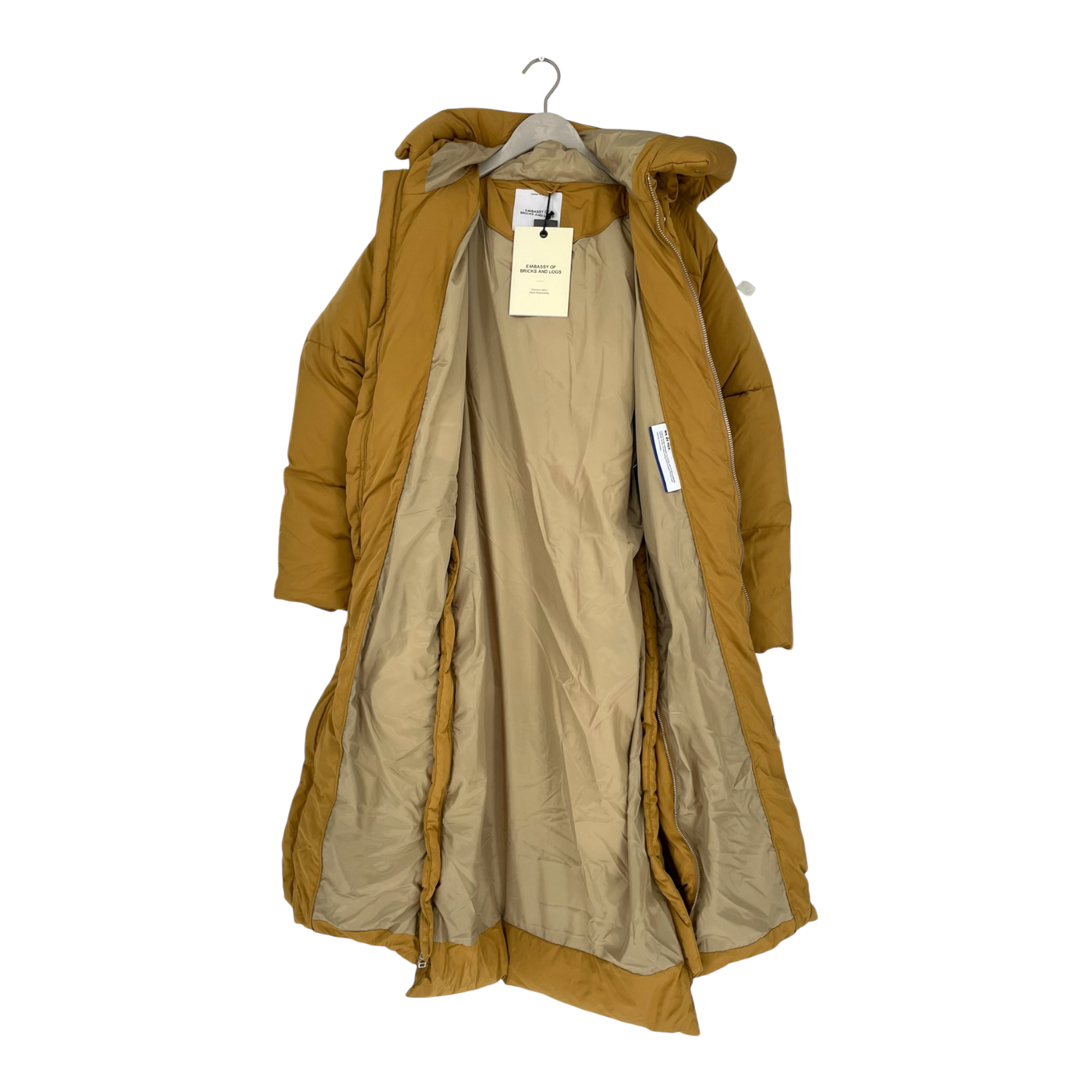 Embassy of Bricks and Logs lourdes puffer jacket, earth | unisex S