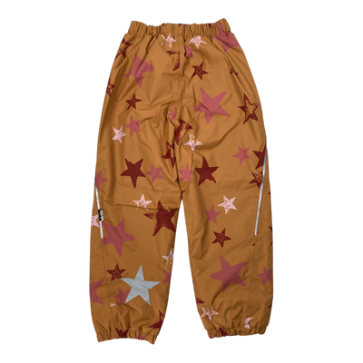 Molo paxton winter pants, rosewood star print | 134cm