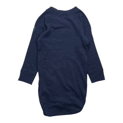 Polarn O. Pyret wool body, midnight blue | 86/92cm
