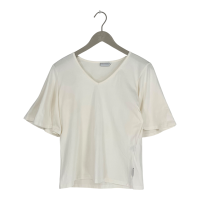 Versonpuoti v-neck t-shirt, white | woman M