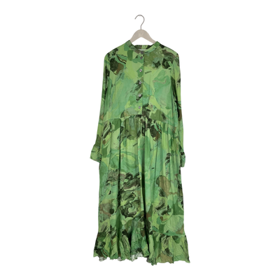 Vimma woven maxi dress, green | woman XL