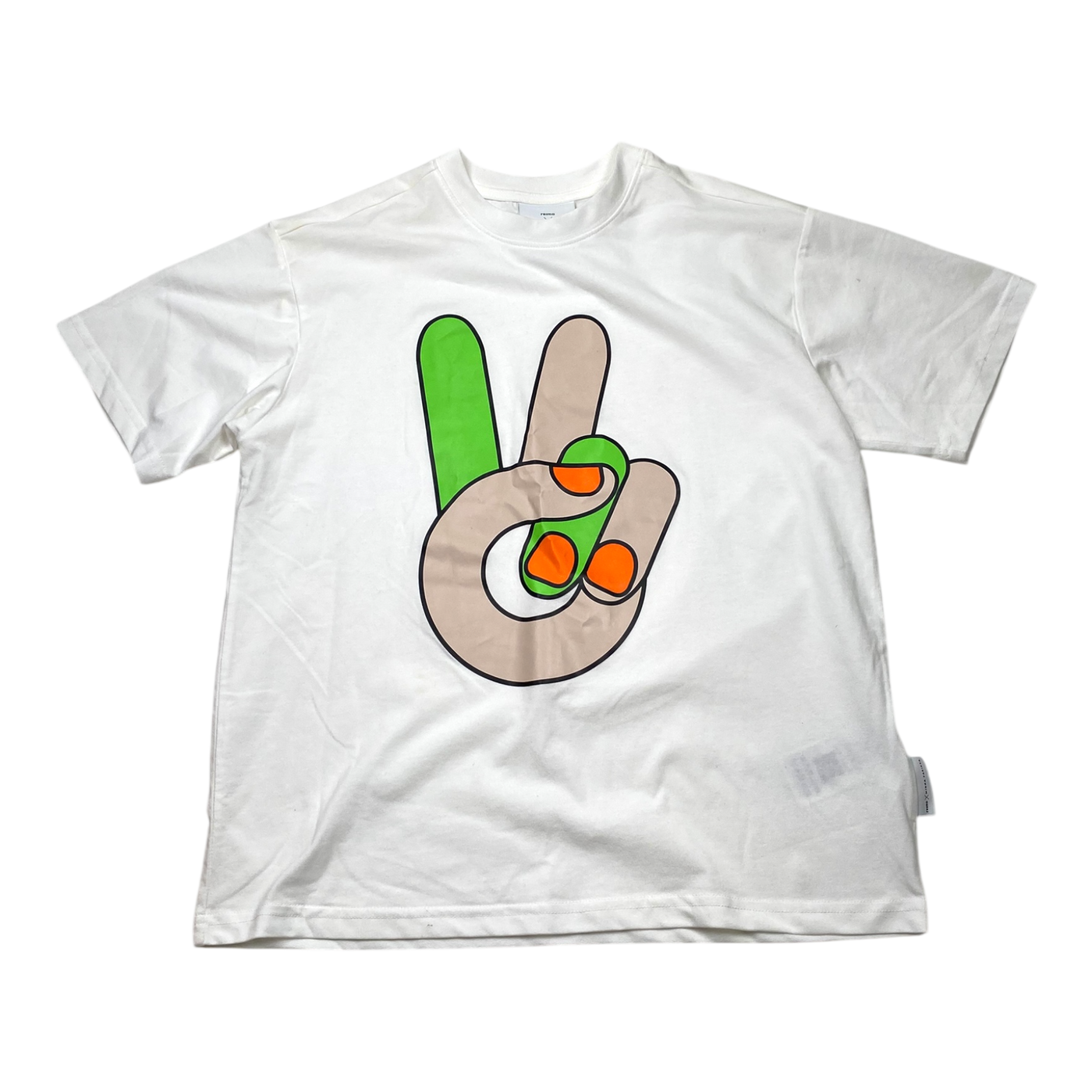 Reima peace t-shirt, white | 146/152cm