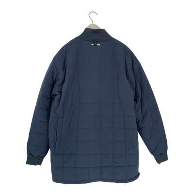 Embassy of Bricks and Logs karungi quilted jacket, dark navy | unisex L
