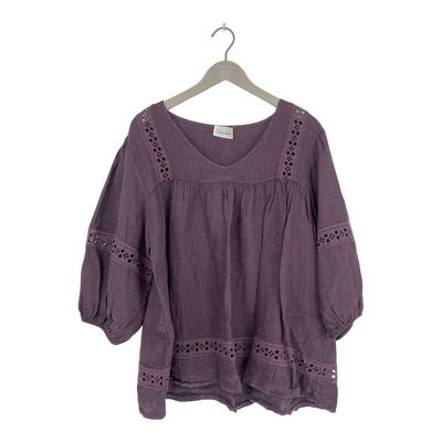 Bypias linen shirt, brown | woman onesize