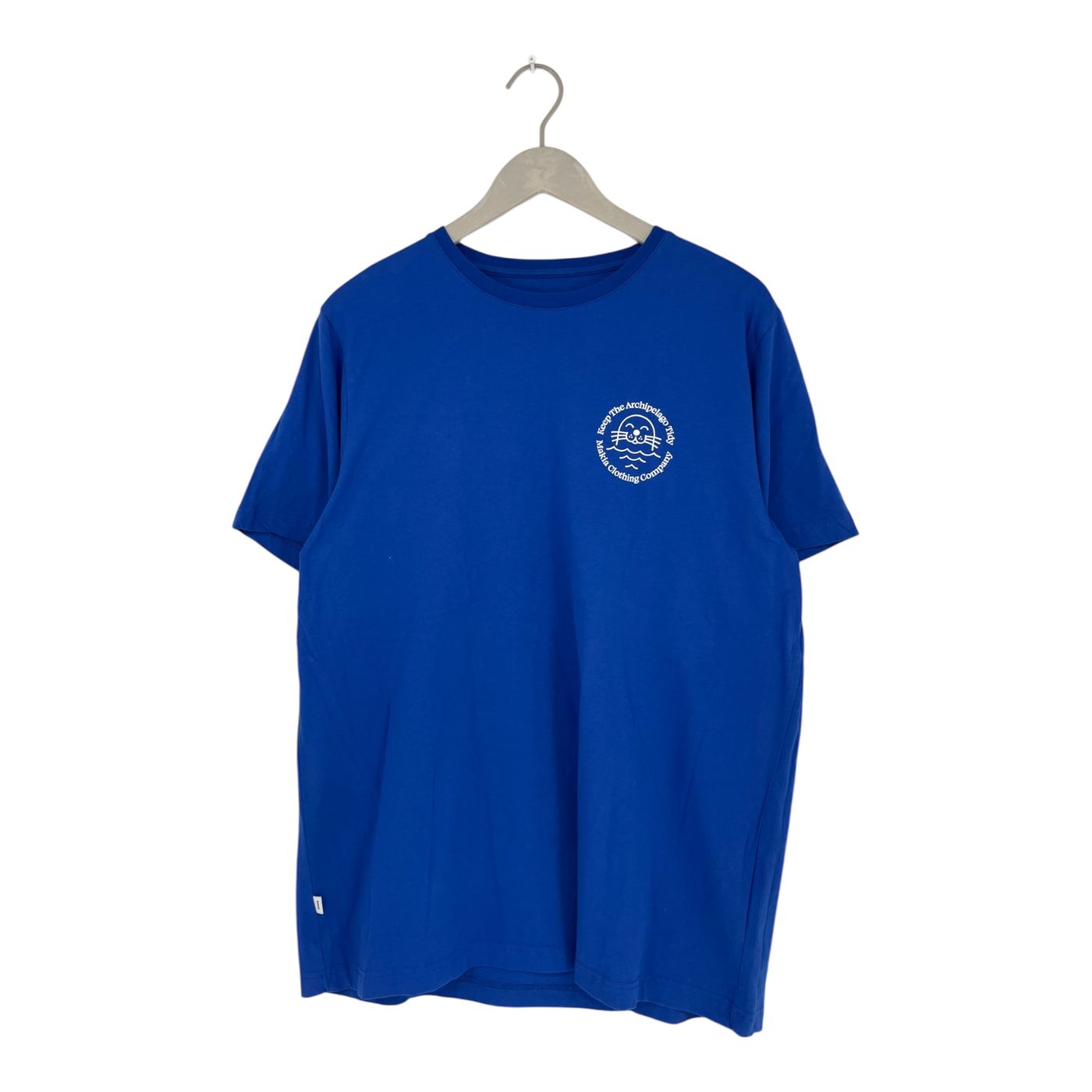 Makia logo t-shirt, royal blue | unisex XL