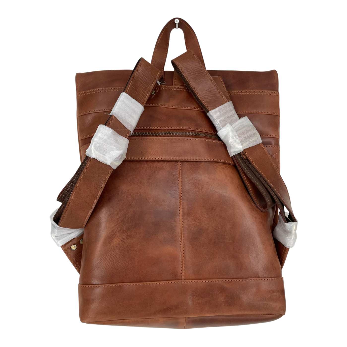 Holzrichter leather backpack, caramel