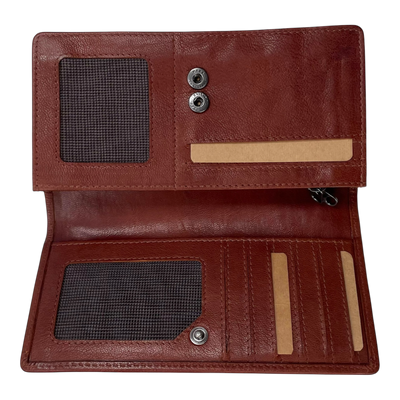 Holzrichter leather wallet, brown