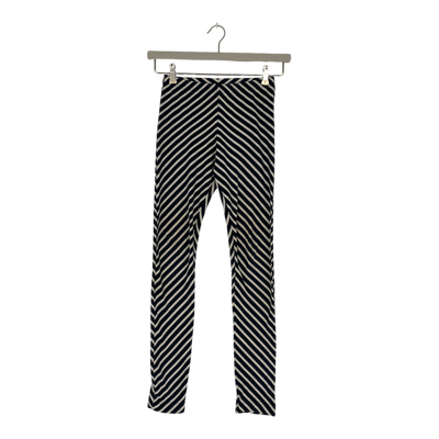 Papu stripe leggings, white/black | woman S