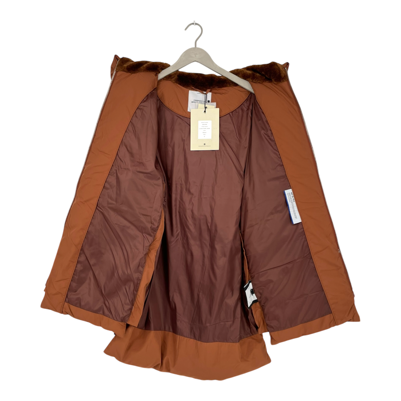 Embassy of Bricks and Logs Lyndon puffer jacket, bisquit | woman S