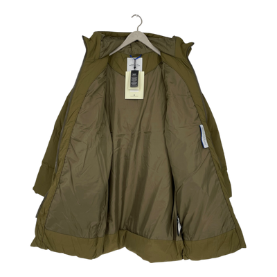 Embassy of Bricks and Logs fargo puffer jacket, olive | unisex S