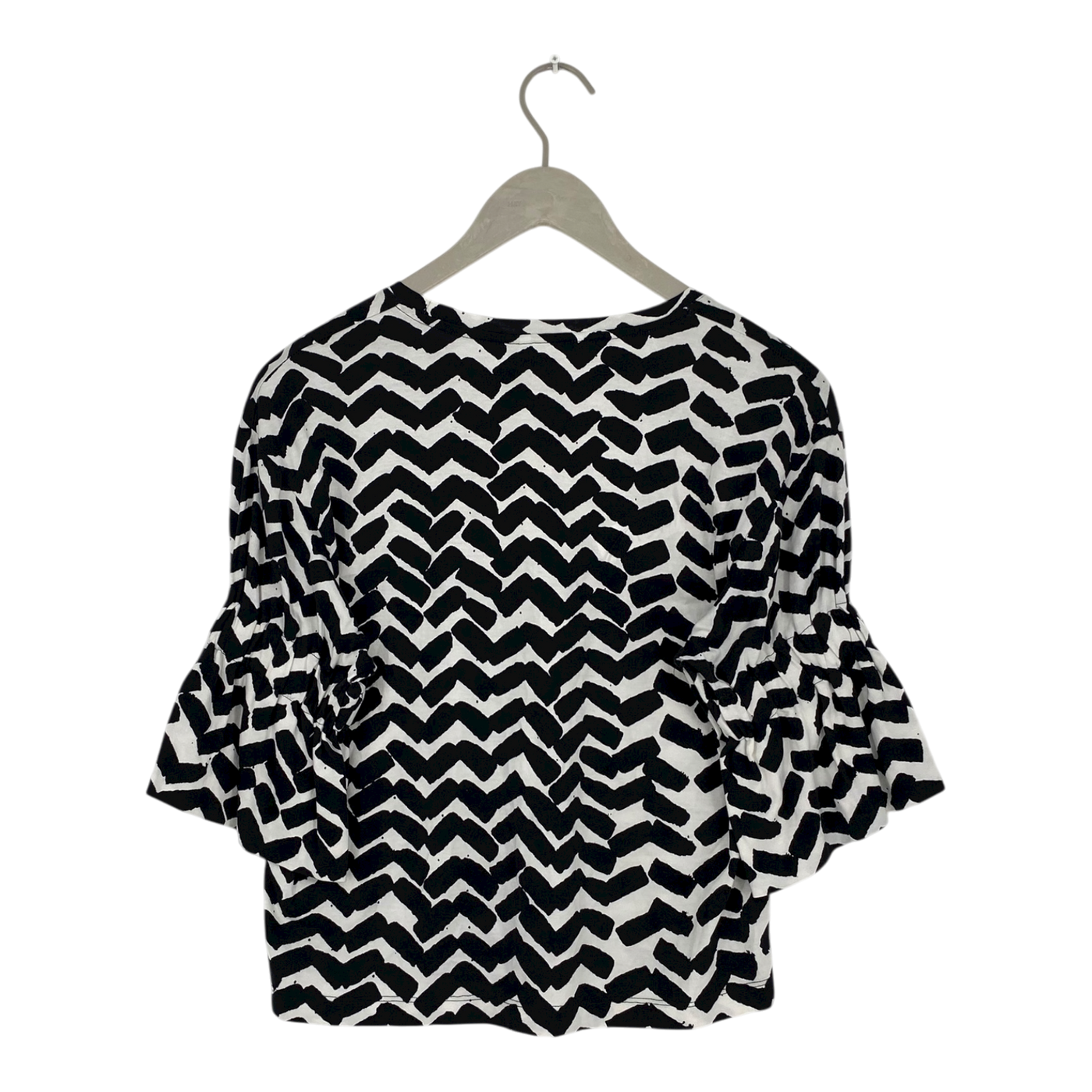 Marimekko lyhenne shirt, iso sahalaitaraita | woman XS
