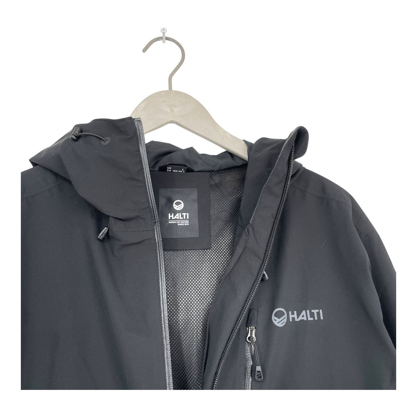 Halti biegga shell jacket, black | man L