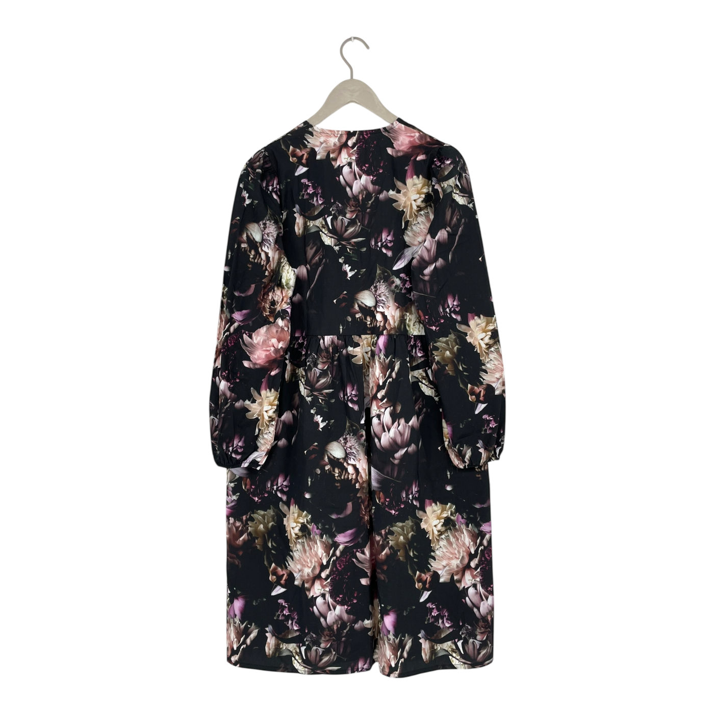 Toive wrap neckline dress, peony | woman