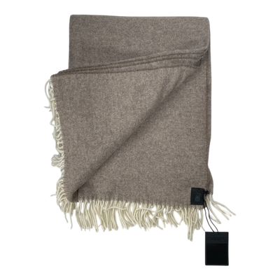Zoeppritz laurin wool blanket, beige | 140cm x 190cm