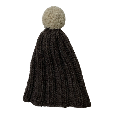 Myssyfarmi pom beanie, dark grey | onesize