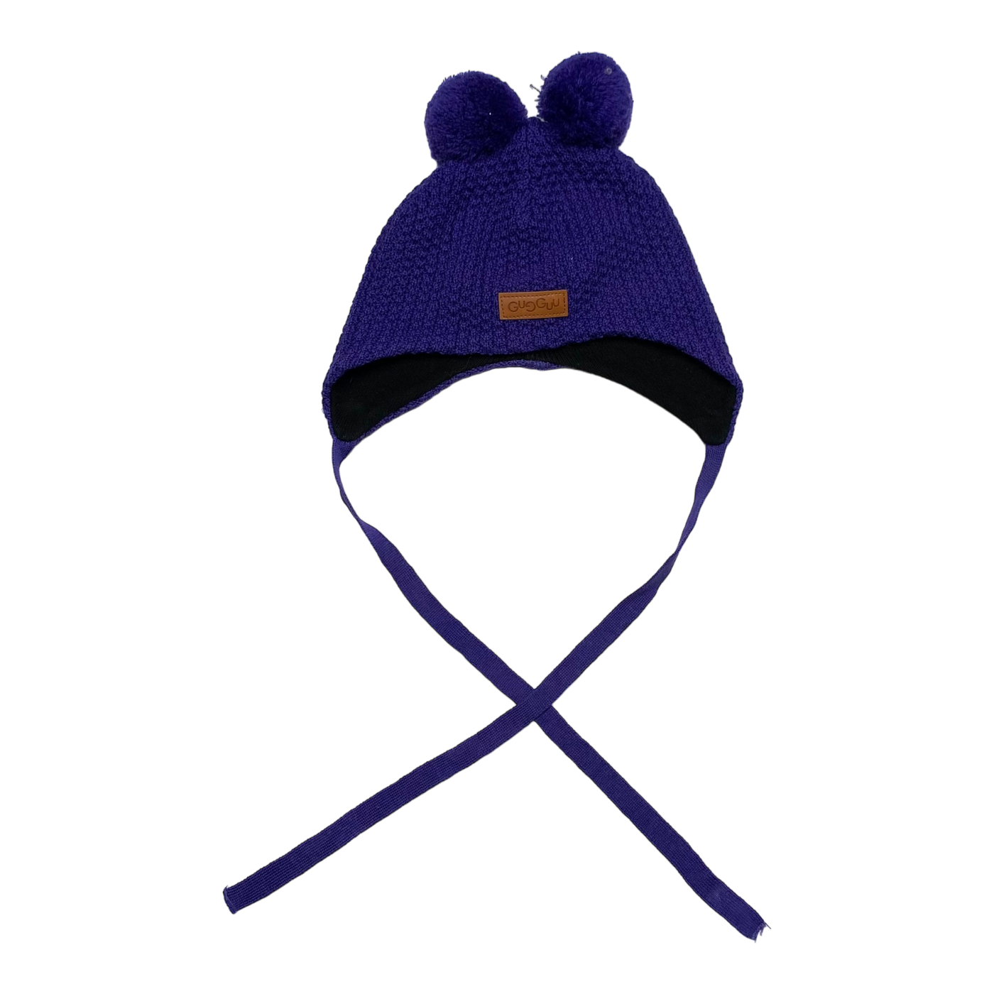 Gugguu cotton knitted beanie, indigo | S