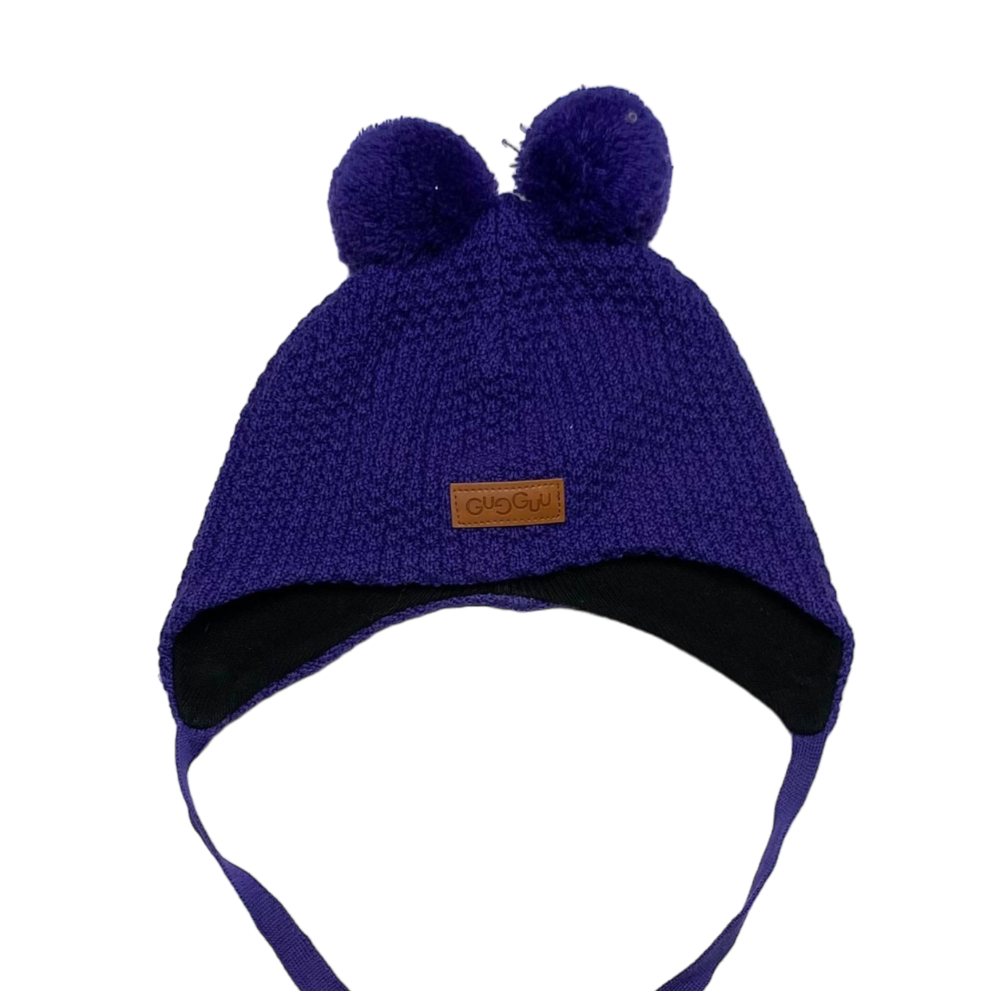 Gugguu cotton knitted beanie, indigo | 45/49cm